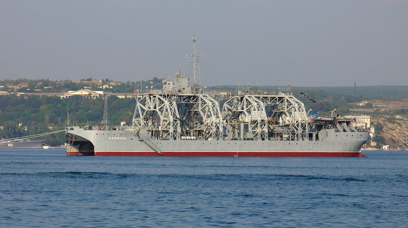 Kommuna in Russian Navy service, 2008.